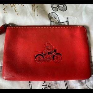 Mickey Mouse Wristlet- Red- Used